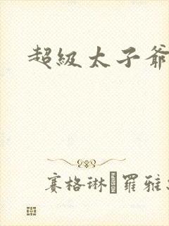 超级太子爷