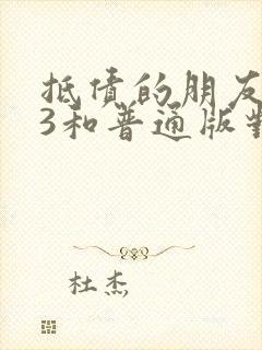 抵债的朋友麦子3和普通版对比