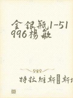 金银瓶1-51996杨敏