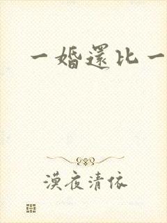 一婚还比一婚高