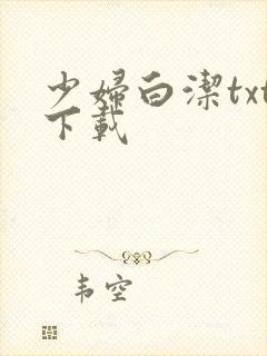少妇白洁txt下载