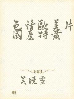 色情欧美片午夜国产特黄