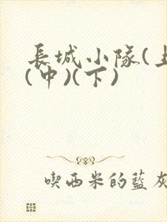长城小队(上)(中)(下)