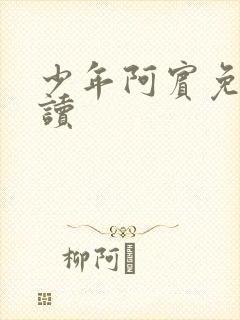 少年阿宾免费阅读