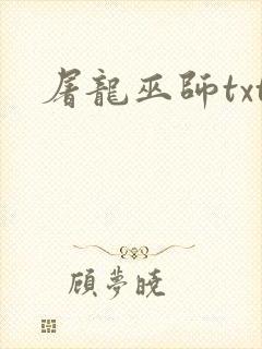 屠龙巫师txt