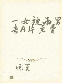 一女被两男桶进去A片免费