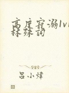 高度宠溺1v1林殊词