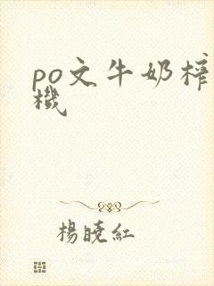 po文牛奶榨汁机