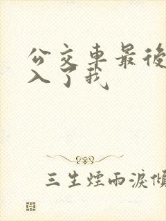 公交车最后一排入了我