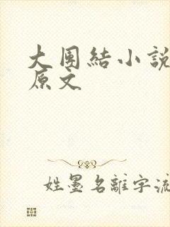 大团结小说阅读原文