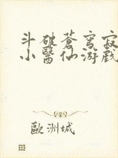 斗破苍穹寂寞的小医仙游戏世界