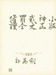 修罗武神小说阅读全文正版