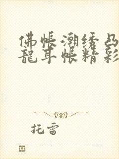 佛帐潮绣凸浮双龙耳帐精彩片段