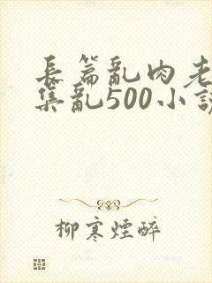 长篇乱肉老师合集乱500小说