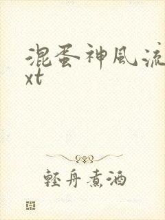 混蛋神风流史txt