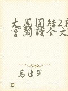 大团圆结2亲情会阅读全文