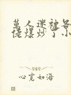 万人迷被各路大佬爆炒了小说