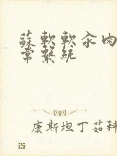 苏软软汆肉的日常系统