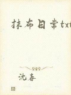 抹布日常txt