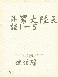 斗罗大陆天狂传说1一5