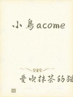 小鸟acome