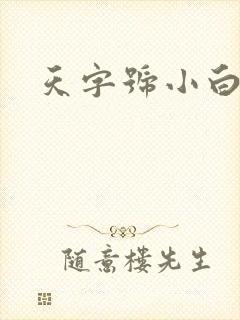 天字号小白脸