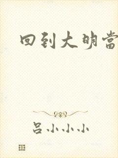 回到大明当才子