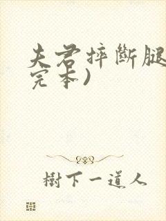 夫君摔断腿后(完本)