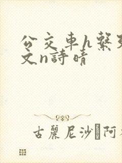 公交车h系列辣文n诗晴