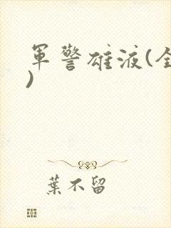 军警雄液(全篇)
