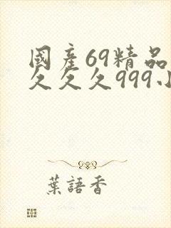 国产69精品久久久久999小说