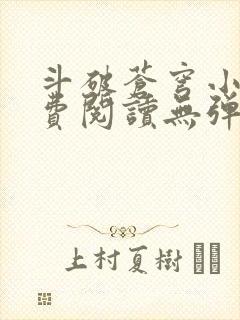 斗破苍穹小说免费阅读无弹窗