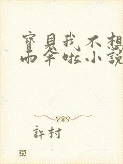 宝贝我不想带小雨伞啦小说