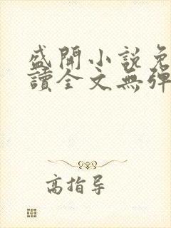 盛开小说免费阅读全文无弹窗