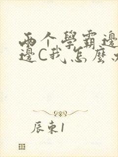 两个学霸边做题边C我怎么办