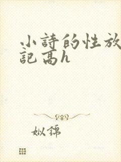 小诗的性放荡日记高h