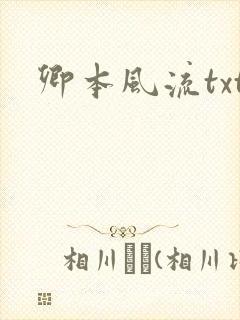 卿本风流txt