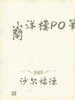 小洋楼PO笔趣阁