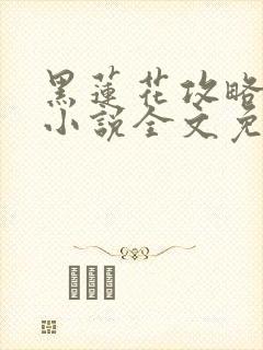 黑莲花攻略手册小说全文免费阅读笔趣阁