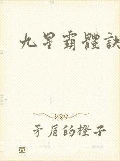 九星霸体诀小说