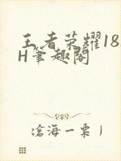 王者荣耀18rH笔趣阁