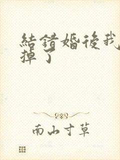 结错婚后我离不掉了