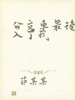 公交车最后一排入了我