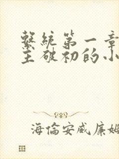 系统第一章给宿主破初的小说