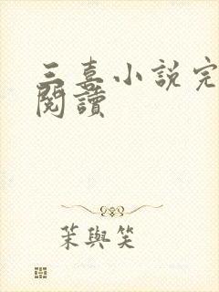 三喜小说完整版阅读