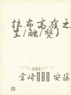 抹布高岭之花(生/触/双)