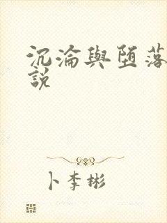 沉沦与堕落的小说