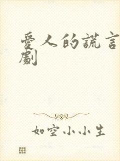 爱人的谎言电视剧