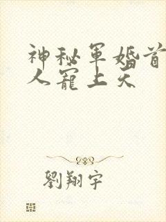 神秘军婚首长大人宠上天