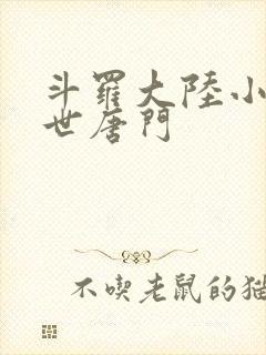 斗罗大陆小说绝世唐门